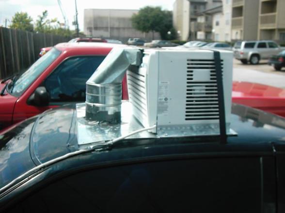Une climatisation de voiture fait maison - climatisation home made