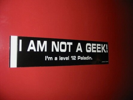 Je ne suis pas un geek ! - i am not a geek i m a level 12 paladin