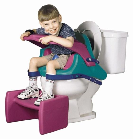 Une chaise de torture pour faire popo :s - wc torture